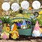 6 Sets Ready to Paint Your Own Ceramic Gnome Statues Spring DIY Unpainted Ceramics Gnome Figurines